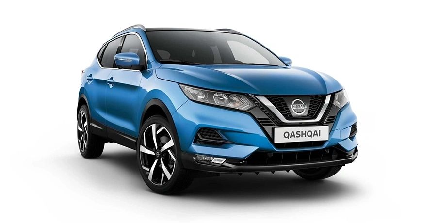 Blue Qashqai 2019, SUV car for rent in Egypt