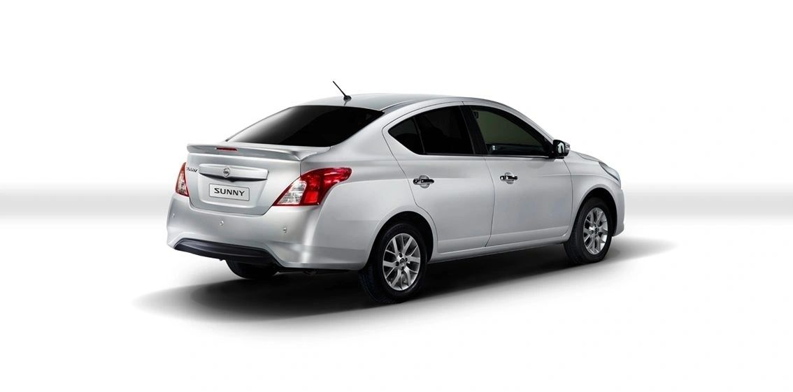 Silver Sunny 2019, Economy car for rent Cairo