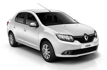 Crystal White Logan, Cheapest intermediate car for rent in Egypt